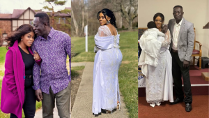 Abusuapanin Judas and his beautiful wife welcome a son in the US